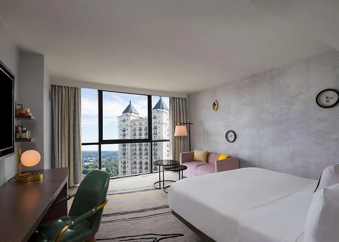 Camera skyline con letto king size
